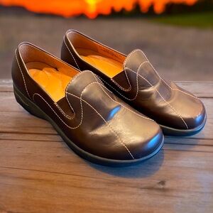 EUC Dansko Women’s Professional Brown Clogs, EU 39/US 8.5/9, Leather Comfort